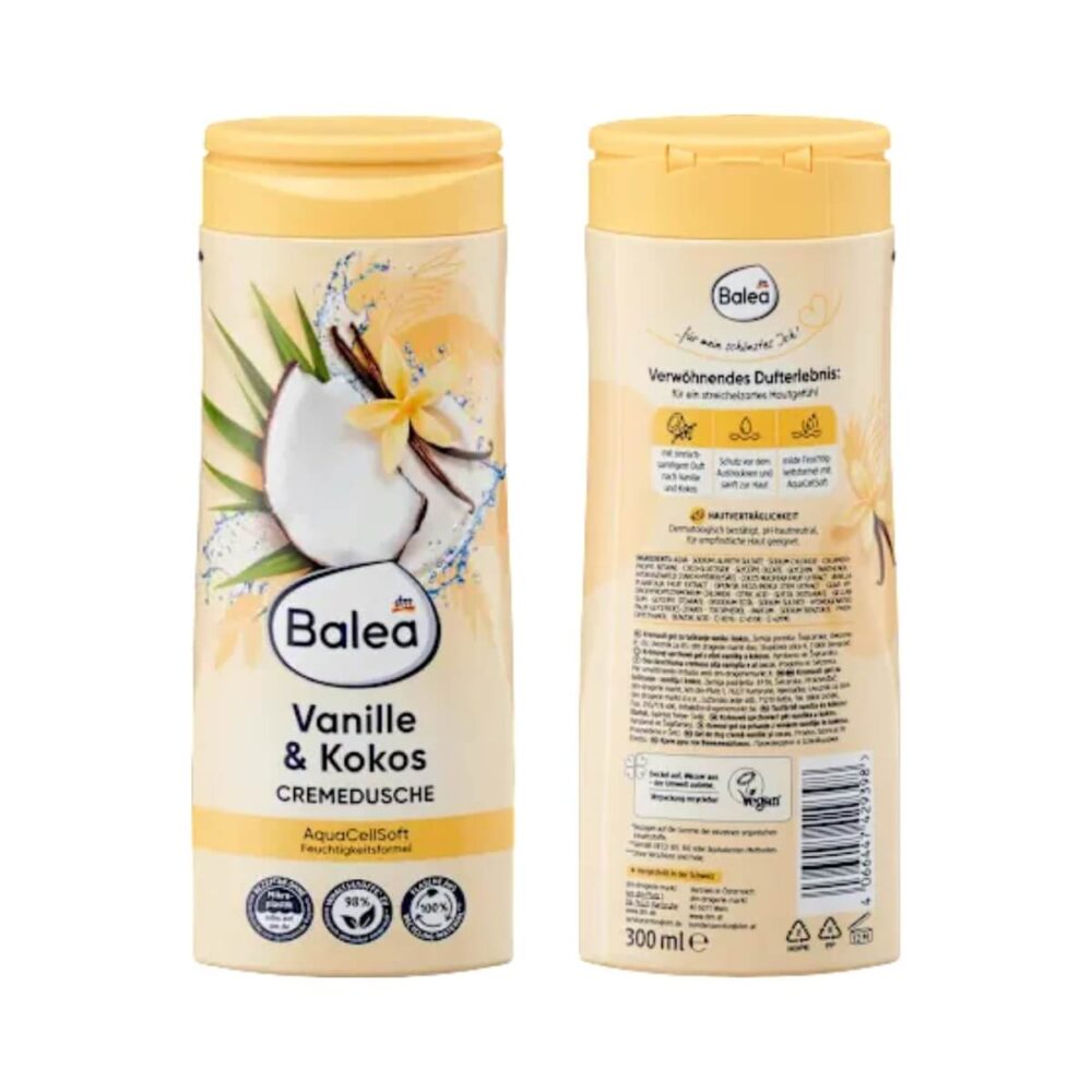 Gel Douche Crémeux Balea Vanille & Coco – Image 2