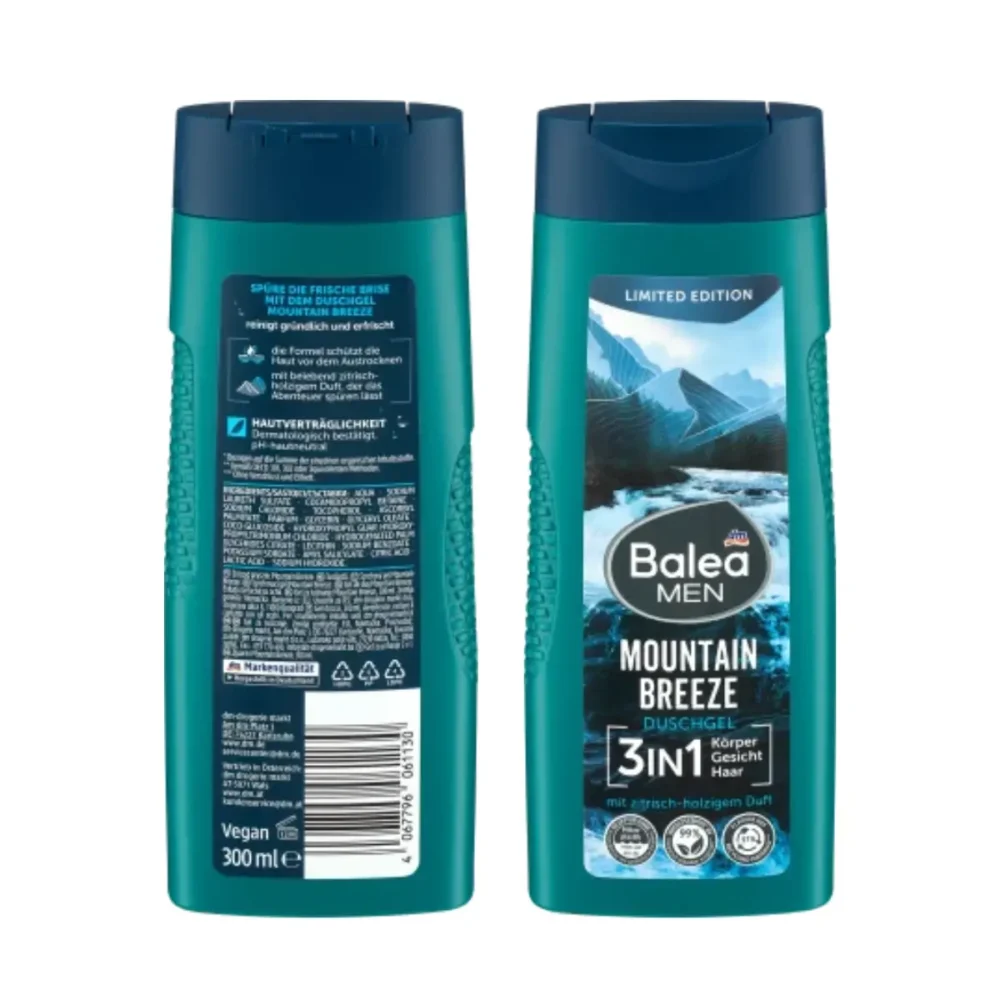 Gel Douche 3en1 Balea Men Mountain Breeze – Image 2