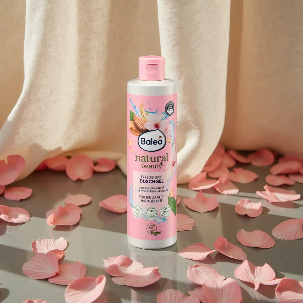 Gel Douche Balea Natural Beauty Cerise & Amande